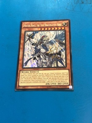 Yugioh Secret Rare Master Peace, The True Dracoslaying King MACR-DE024