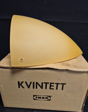 Vintage IKEA KVINTETT Wall Uplighter Lamp – Light Yellow Glass – 1990s E6
