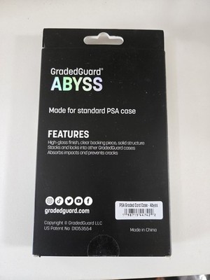 GradedGuard Abyss Limited Edition PSA Graded Card Case Black Standard