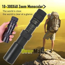 10-300X40mm Super High Power Portable Waterproof Monocular Telescope HD