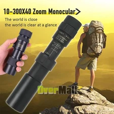 10-300X40mm Super High Power Portable Waterproof Monocular Telescope HD