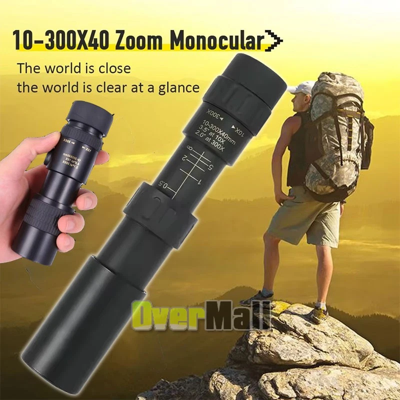 10-300X40mm Hd Monocular Telescope - Compact, Portable Scope For Hunting, Travel - Image 2 of 4