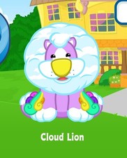 Webkinz Classic Cloud Lion Virtual Adoption Code Only Messaged