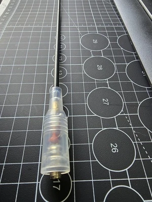 2x ABBREE AR-771T Dual Band Antenna & Airband orange black Sma Female PMR