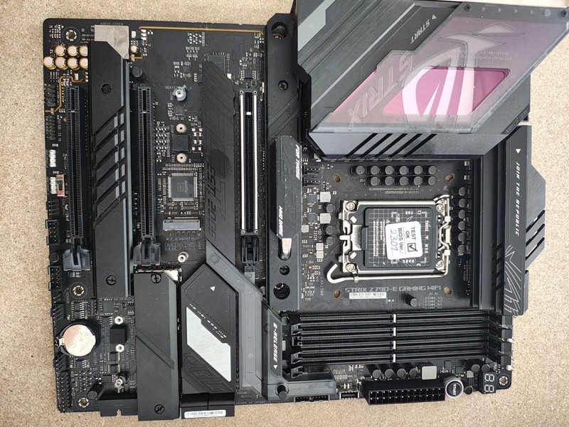 Asus Strix Z790-E Gaming WIFI Intel 1700⚠️RAM PART FAULTY | RAM PARTIAL FAULTY⚠️
