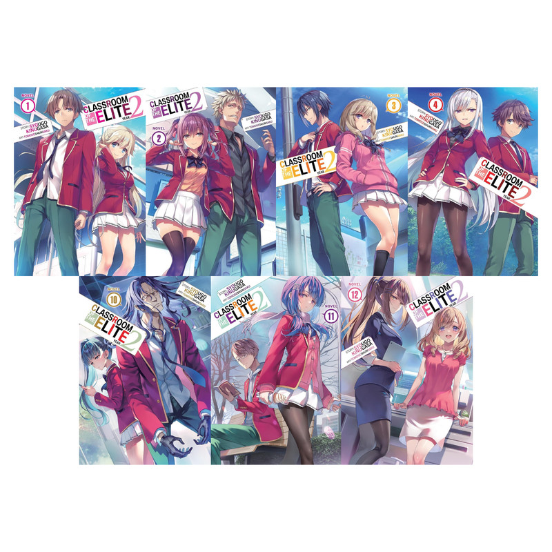Classroom of The Elite Year 2 Light Novel Vol 0-12 Full Set English Version