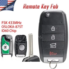 Remote Key Fob 95430-B2100 OSLOKA-875T For Kia Soul 2014 2015 2016 2017 2018 19