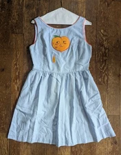 Tuesday Bassen/Tuesday Of California Fuzzy Peach Pinafore Dress Plus Size Med