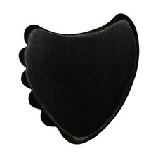 Ebony Wood Guitar Or Bass Pick - 1.5 mm 390 Shark Fin - Handmade Exotic Plectrum