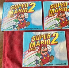 Super Mario Bros 2 Nintendo Video Game Instruction Manual Booklet NES Choose One