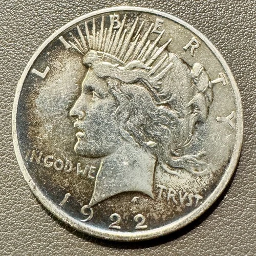 1922 Denver Peace 90% Silver Dollar - Polished