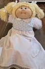 Vintage Cabbage Patch Kids Doll Girl HM8 Lemon Blonde Blue Eyes Taiwan 1983