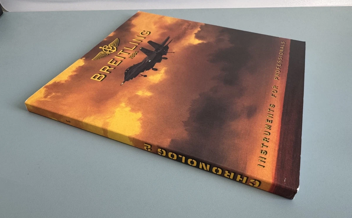 Catálogo Reloj Breitling Chronolog 2 1997/1998 Incluye Lista de Precios - Inglés