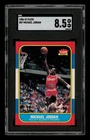 1986-87 Fleer Set-Break # 57 Michael Jordan Rookie SGC 8.5 NM MT+