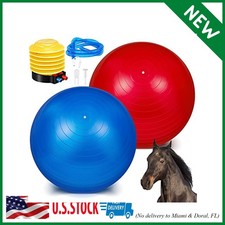 2 Pcs 40 Inch Horse Ball for Play Large Horse Big Equine Herding Anti Burst Dog