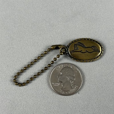 Saddle River Clothing Brand Logo Jumping Horse Purse Charm Keychain #54798