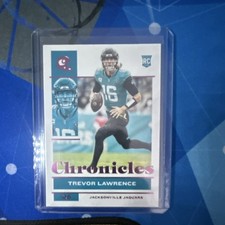 Panini Chronicles Trevor Lawrence #47 Jacksonville Jaguars Pink Rookie Card. rookie card picture