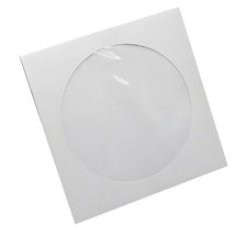 12cm White Paper CDs DVDs Storage Sleeves Bag Great For Home And Office Use
