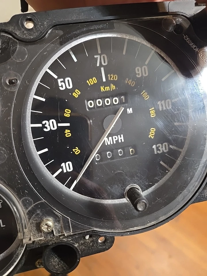 Velocímetro Mercury Capri 1973-78 cuadro de calibre de tacómetro 0 millas restaurado ¡Mira OEM! Foto 4 de 4