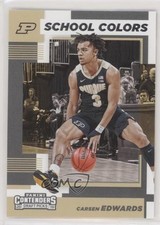 2019-20 Panini Contenders Draft Picks School Colors Carsen Edwards #29 pq5