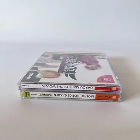 SEGA Dreamcast Garou Mark Of The Wolves & Moero Justice Gakuen Spine Set DC JP