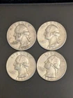 Washington Quarter 90% Silver Circulated Lot (4 Coins) lot#2