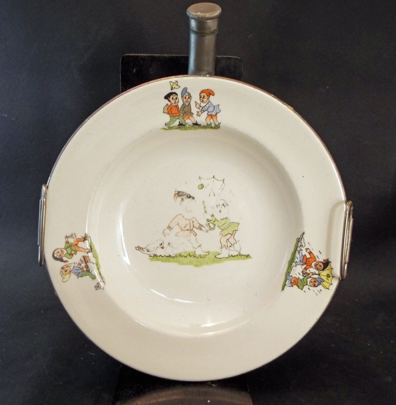 Vintage Benraad Holland Children's Hot Water / Warming Plate Nursery