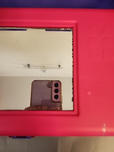 Custodia trucco vintage caboodles grande 2 vassoi pieghevoli specchio viola modello 2630 - Foto 12 di 12
