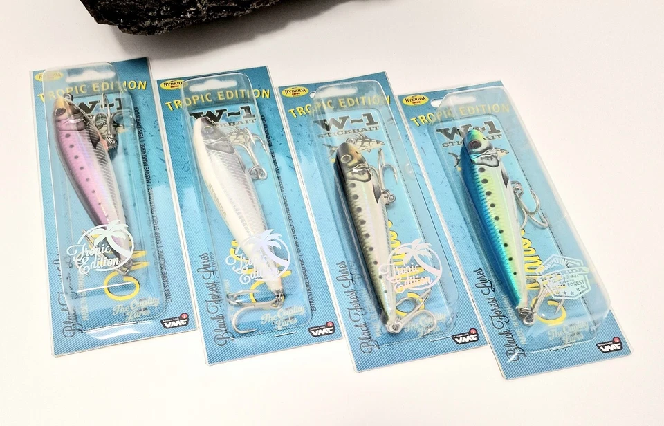 Hybrida W1 Stickbait Tropic Edition 12cm 50g sinking Bait 4 Farben CS TS BC PS - Bild 1 von 1