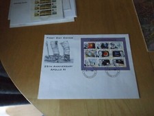 st vincent first day stamp cover 1994 25th anniversary apollo XI