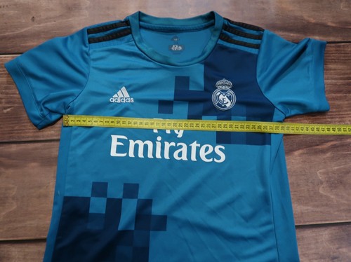 ⚽Adidas Football Shirt Real Madrid Ronaldo #7 Third Soccer Jersey, Boy`s Size - Picture 18 of 18