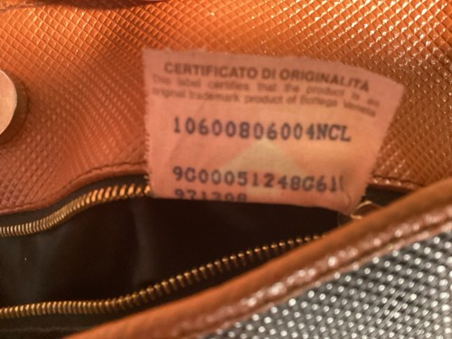 SAC À MAIN BOTTEGA VENETA MARCO POLO 971308 FABRIQUÉ EN ITALIE NOIR VINTAGE EUC - Photo 5/11