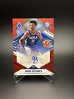 2021-22 Panini Chronicles Phoenix Rookie Auto Red #PRA-JSP Jaden Springer 76ers