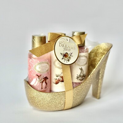 Geschenkset ROMANTIC DREAMS mit Glitterpumps 