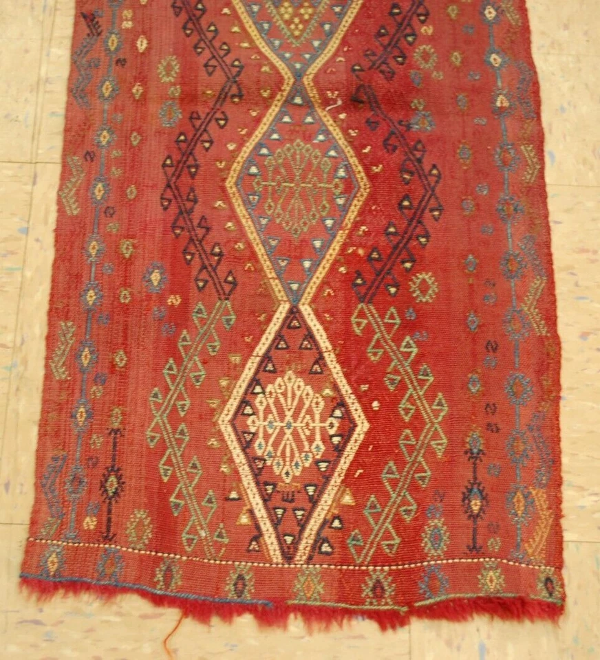 Cubierta de boda turcomana (Shadda), región del Transcaspio, aprox. 1800 o anterior 1.4x5.4 Foto 2 de 4