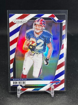 2024 Panini Prizm Football Red White & Blue Prizm Don Beebe #35