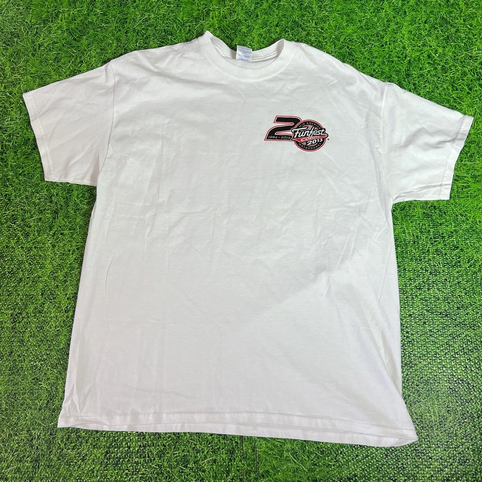 Camiseta Corvette Fun Fest Mid-American 2013 gráfica de 2 caras talla XL 20º anual Foto 3 de 4