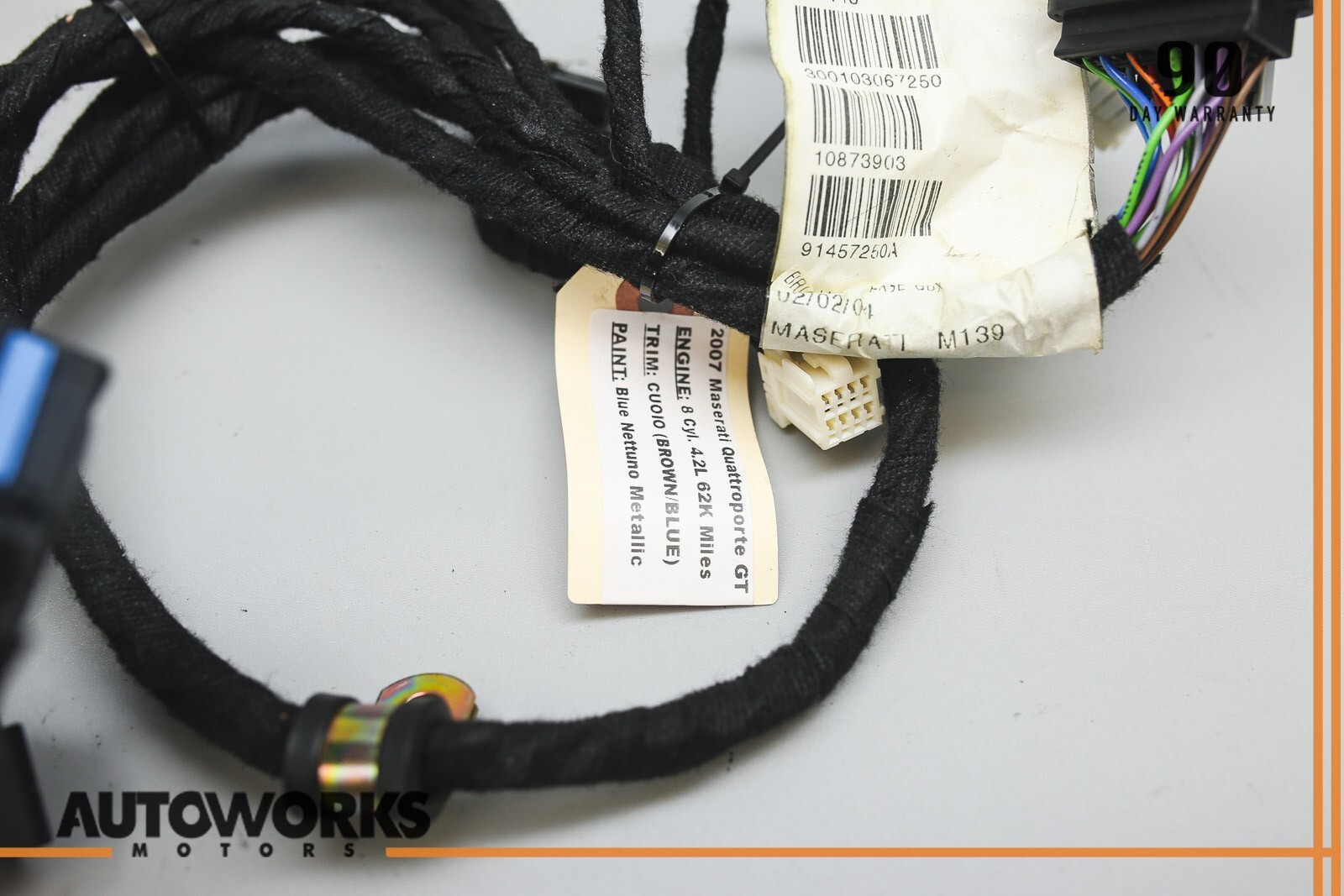 04-08 Maserati Quattroporte M139 Dashboard Dash Wiring Wire Harness 209145 OEM