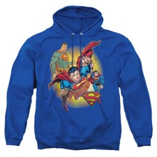 Superman "Superman Collage"Pullover Hoodie, Sweatshirt or Long Sleeve T-Shirt