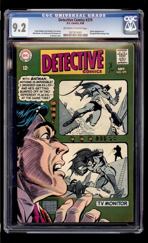 Detective Comics #379 1968 CGC 9.2 NM- OW/W High Definition Scans**