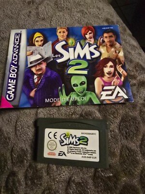 Notice / Manuel Nintendo Game Boy Advance - LES SIMS 2