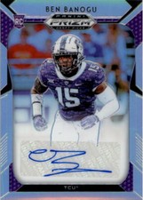 2019 Panini Prizm Draft Picks Autograph Prizms #287 Ben Banogu Auto - NM-MT