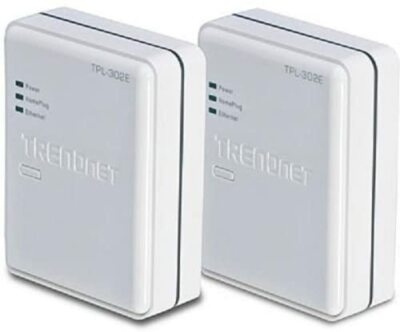 TRENDnet Powerline AV Fast Ethernet Adapter Kit, TPL-302E2K