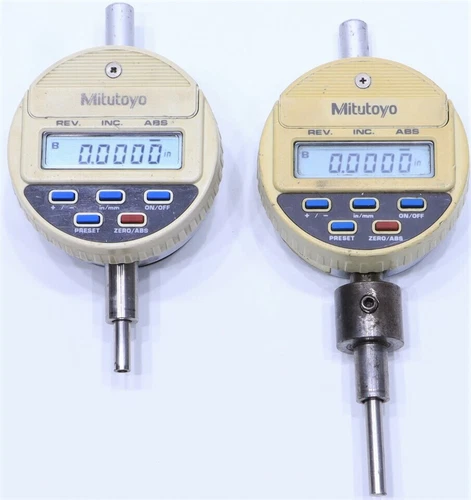 LOT OF 2 MITUTOYO IDC-1012EB INDICATORS