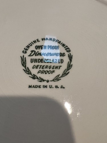 Hand Painted Decorative Plate - Picture 3 of 3