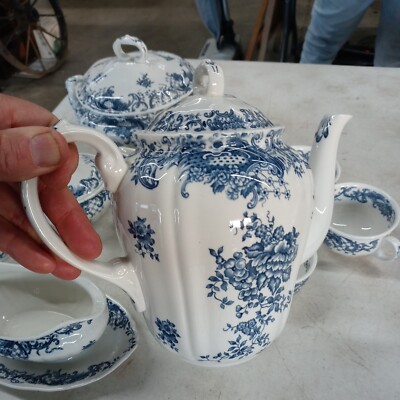 Villeroy & Boch - Fleur Bleu Bougeoir 2 En 1, Résistant Au