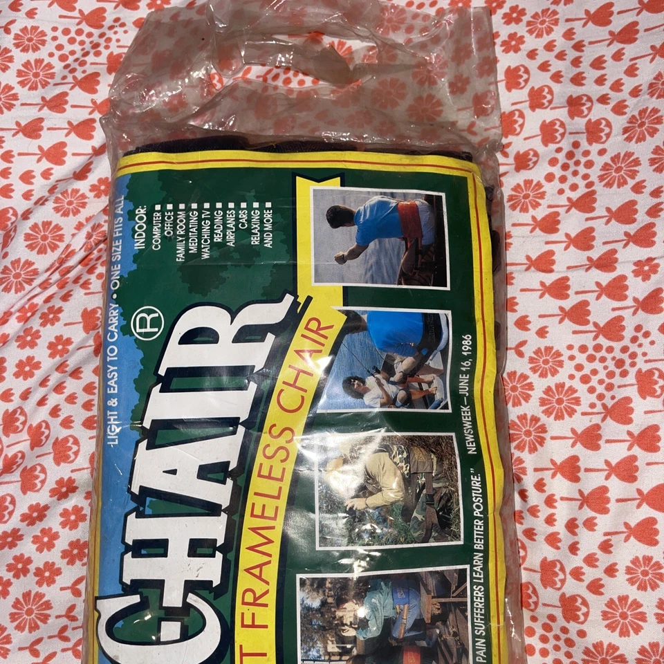 Nada Chair Comfortable Back Support Frameless Chair Ergonomic Random Black - Image 2 of 4