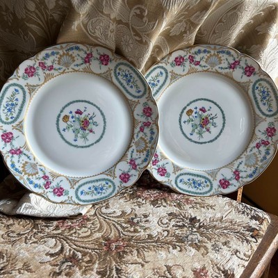 L.BERNARDAUD & Co. LIMOGES Vigny Dinner Plate 26cm Pair Set