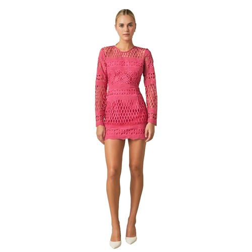 endless rose pink tweed dress Endless Rose