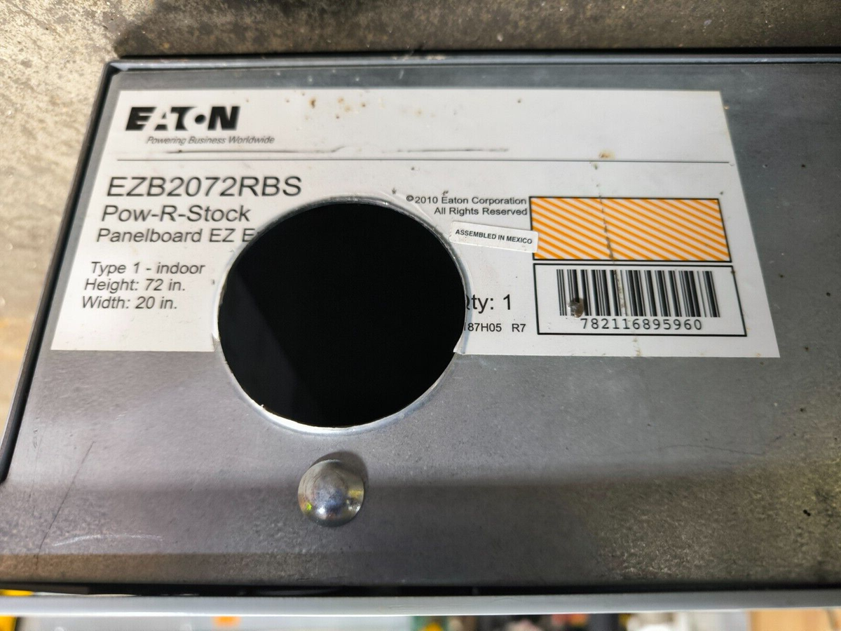 Eaton EZB2072RBS Panelboard EZ Enclosure Door Assembly Box Can 72